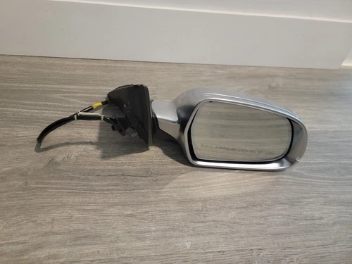 2009-2016 Audi A4,S4 Aluminum Silver Grey Right Passenger Side Mirror Assembly
