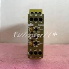 1PCS used MUSHROOM safety relay 837270 S3UM 24VDC UM 400/440VAC