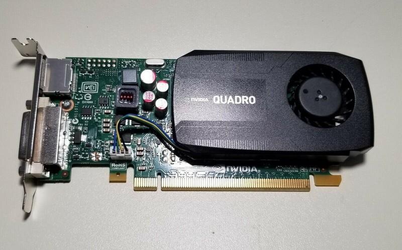 Nvidia Quadro K600 1GB GDDR3 PCIe x16 DVI DisplayPort Graphics Card