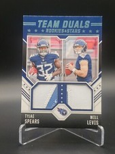 2023 Panini Rookies & Stars RC Tyjae Spears & Will Levis Team Duals Prime /49 SP