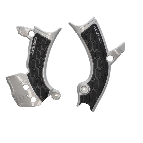Acerbis X-Grip Rahmenprotektoren Schwarz Grau FüR Fantic XXF 450 2024-2025-image