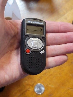 One World MICROVOICE 4 Dual Message VOICE RECORDER Pre-Owned *TESTED* 