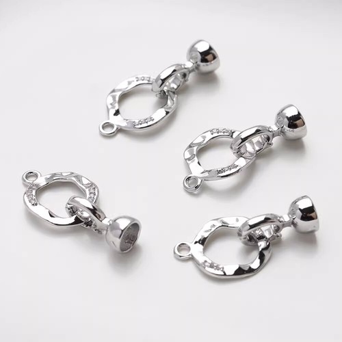 1pcs Round Ring Toggle Clasp,Bracelet Necklace Connector End Clasp,Jewelry Clasp - Picture 6 of 7