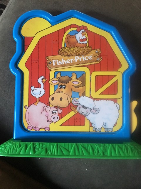 Fisher-Price Barnyard Bingo Game Barn Replacement Part Base WORKS ...