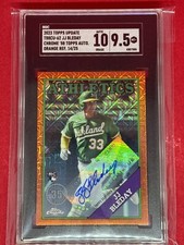 2023 Topps Update Chrome Orange Rookie Ref Auto /25 JJ Bleday SGC 10/9.5! 🔥