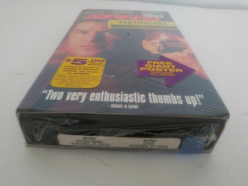 Speed VHS Movie NEW Sealed Watermark 1994 Fox Release Keanu Reeves Poster Offer - Picture 3 of 10