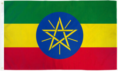 Ethiopia Star 2x3ft Flag of Ethiopia Ethiopian Flag 2x3 House Flag 100D