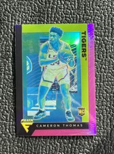 🔥CAMERON THOMAS 2021 PANINI CHRONICLES DP FLUX PINK REFRACTOR ROOKIE CARD🔥NETS