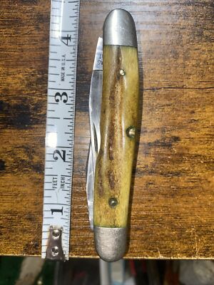 箱入りデットストックRushtonラシュトンスカンク 1978 Case XX RED LETTER MUSKRAT Knife GEN. STAG MUSKRAT SSP
