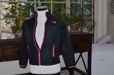 North Face Jacket Girls Medium 10/12 Outdoor Zip Up Puffer