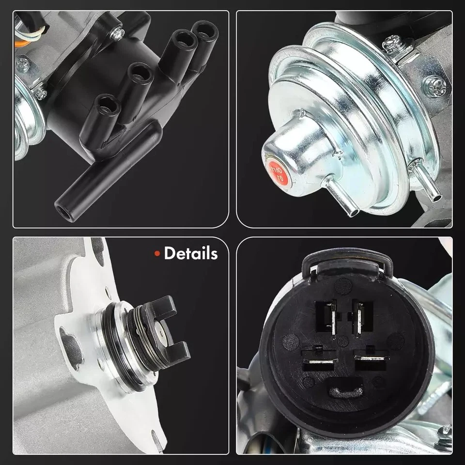 Distribuidor de encendido con tapa y rotor para Honda Accord 1986-1989 Prelude 1985-1987 Foto 3 de 4