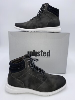 Unlisted by Kenneth Cole Nio Dark Gray Boots s-l400.jpg main image 3