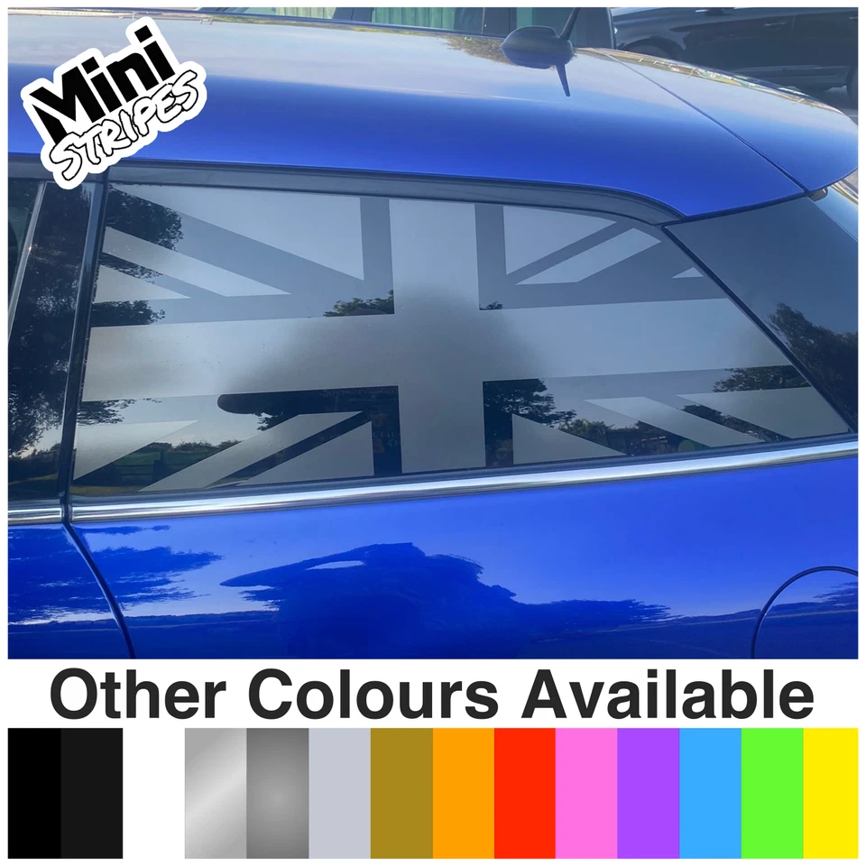 KIT FINESTRA MINI PACEMAN UNION JACK PER R60 RACING GRAFICA DECALCOMANIE ADESIVI VINILE - Immagine 2 di 4