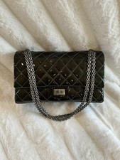 Authentic Chanel Classic Reissue Quilted Patent Leather Flap Bag