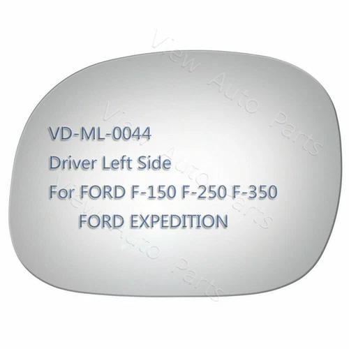 Mirror Glass For 1998 Ford F-150 Pickup Driver Left Side LH 2706 Replacement
