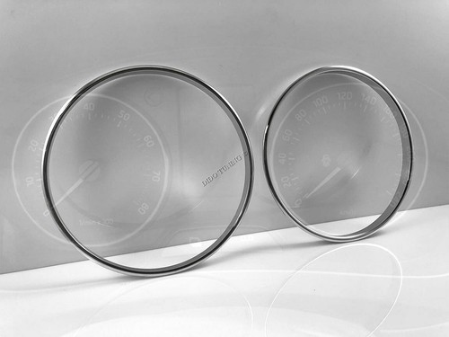 Fits Skoda Fabia II 2007-2014 2-Teilig Poliert Aluminium Tachoringe Tacho Ringe - Picture 5 of 9