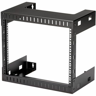 StarTech.com 2-Post 8U Heavy-Duty Wall-Mount Network Rack, 19'' Open Frame Ser...