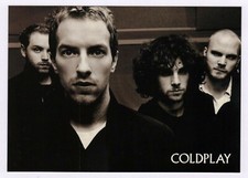 6x Coldplay - Postcard (Lot of 6 identical Postcards)