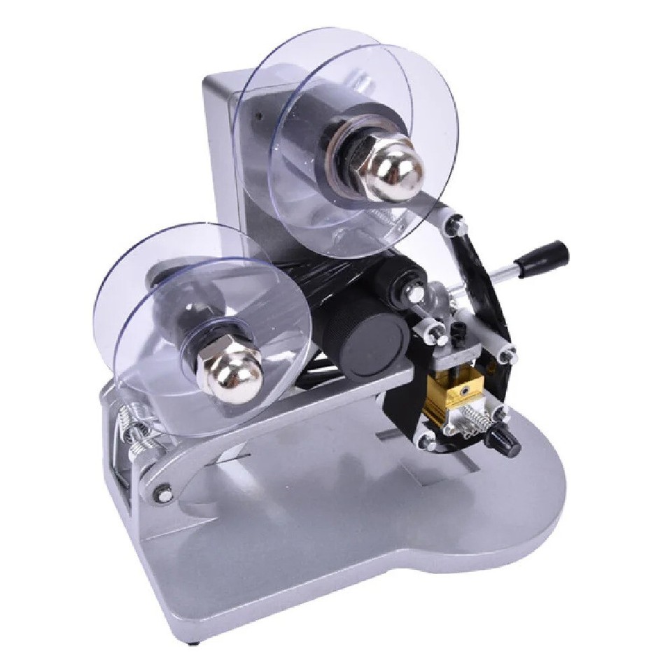 DY-8 Color Ribbon Hot Printing Machine Direct Thermal Foil Manual Stamp ...