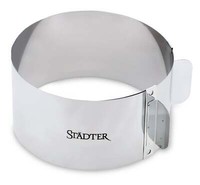 StäDter 'Tortenring Rund ø 15-30 Cm / H 9 Cm Verstellbar'