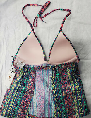 Shade & Shore Multi Tropics Tankini, 32A, 32B, 32DD, NWT, SHIPS
