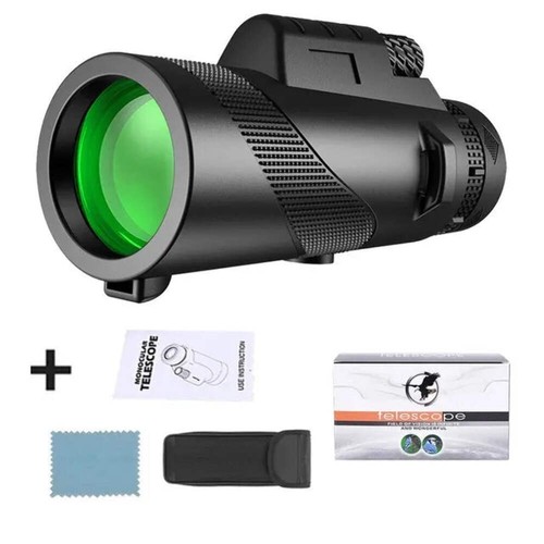 80x100 Portable Telescope / Telescopio Mini Potente Viaggio Camping Sport - Photo 8/10
