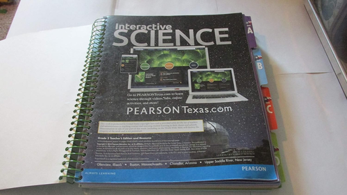 Pearson Texas Interactive Science Grade 3 Teacher's Edition & Resource ...