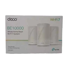 TP-Link Tri-Band WiFi 7 BE10000 Whole Home Mesh System Deco BE63 3 PACK SEALED
