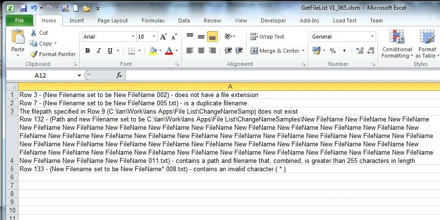 FileLister A handy little Excel based app to easily list and rename your files - Image 4 of 4