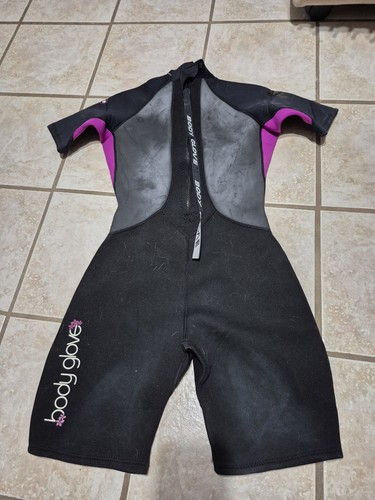 Body Glove Wetsuit springsuit shorty Sz 9/10 Back Zip 2/1 MM snorkel scuba - Picture 4 of 7