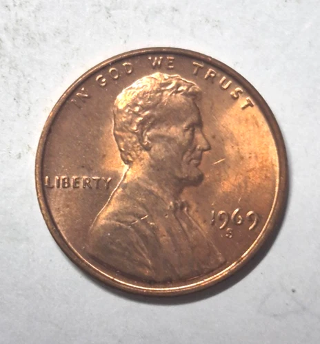 1969-S Lincoln Wheat Cent — photo from the most recent tracked eBay sale