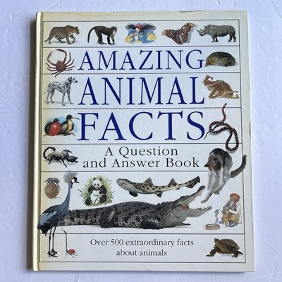 Amazing Animal Facts A Question and Answer Book Hardcover Educational Nature