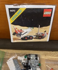 LEGO 6870 Space Probe Launcher Complete w Manual & Mini Figure c. 1981
