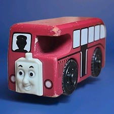 Rare Bertie The Bus Wooden Train Vintage Thomas  Friends Railway
