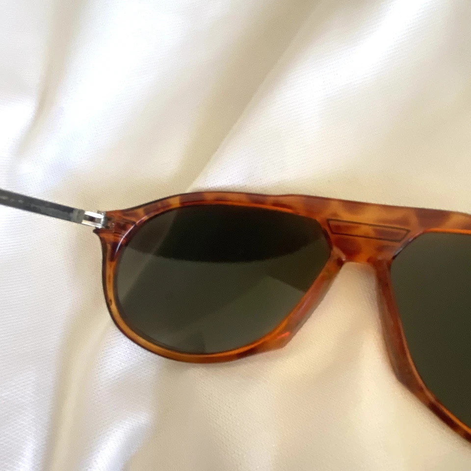 Vintage Retro 70s 80s Tortoise Unisex Aviator Sunglasses Mens - Image 4 of 4