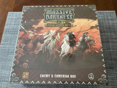 Massive Darkness 2: Four Horsemen Enemy & Campaign Box - NEW SEALED, CMON