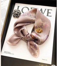 100 Mulberry Silk Scarf Women's Small Square Thin Scarf 20 gift for her