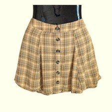 American Eagle Plaid Mini Skirt M Dark Academia Preppy Schoolgirl Indie Twee