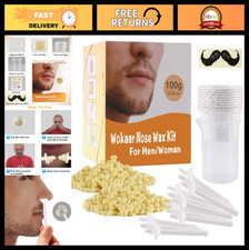 Nose Wax Kit for Men  Women  100g Wax, 30 Applicators  Painless Ear  Nasal H