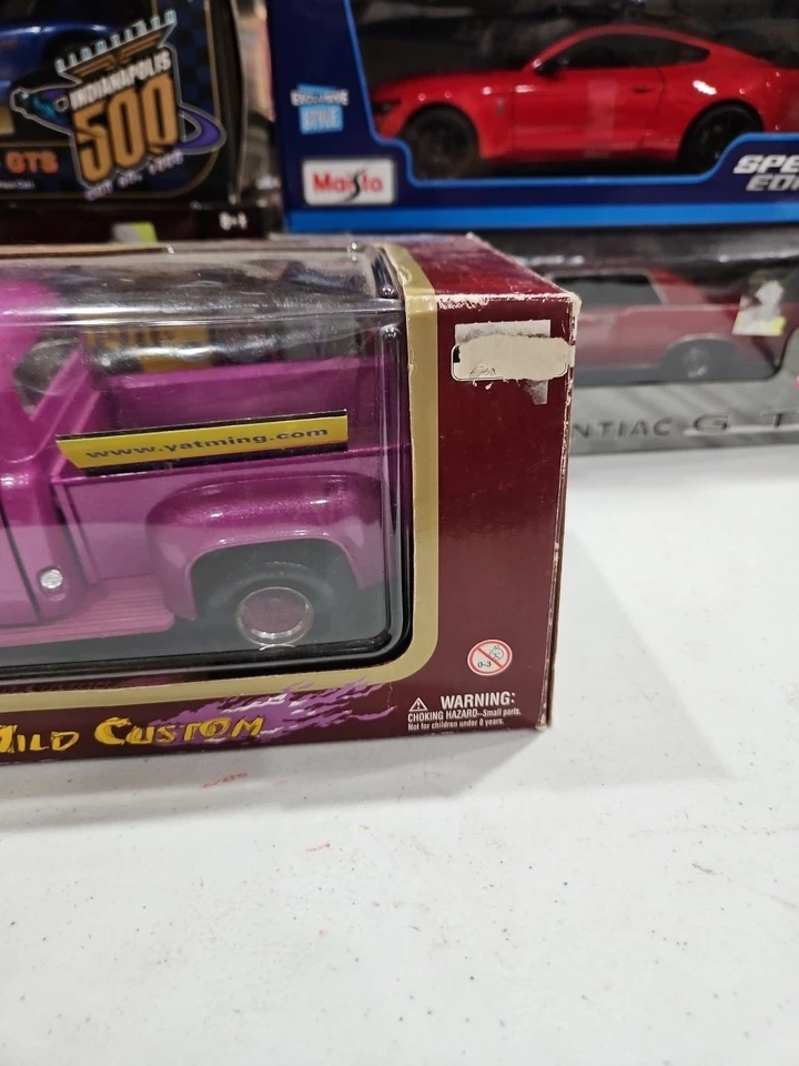 Ford F-100 1953 Road Legends escala 1/18 suave personalizado!!! PÚRPURA METALIZADO 92149 Foto 4 de 4