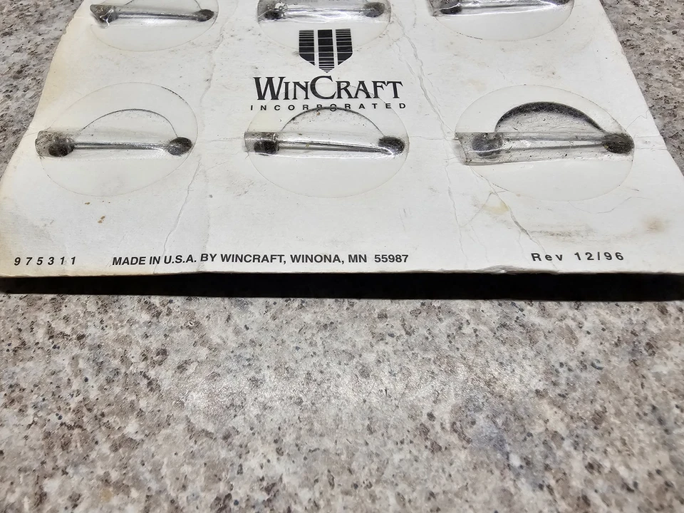 Seattle Mariners MLB Vintage 1996 2" Buttons Pack Of 6 New - Image 4 of 4