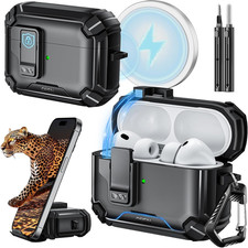 for Airpods Pro 3 Case 2025 with Phone Stand  Cleaning Kit,Compatible with Ma