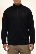 Bench Men's Urbanwear Moisture Wicking Full Zip Knit Jacket / Black Size Large