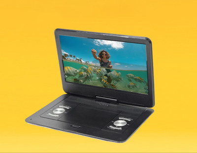Proscan 13.3'' Portable DVD Player Black Remote, DVD,DVD R/RW,CD R/RW - PDVD1332