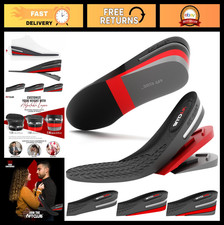 6FT 1-2.4" Height Increase Insoles, 3 Layer Shoe Lifts, Air Cushion Comfort, Fit