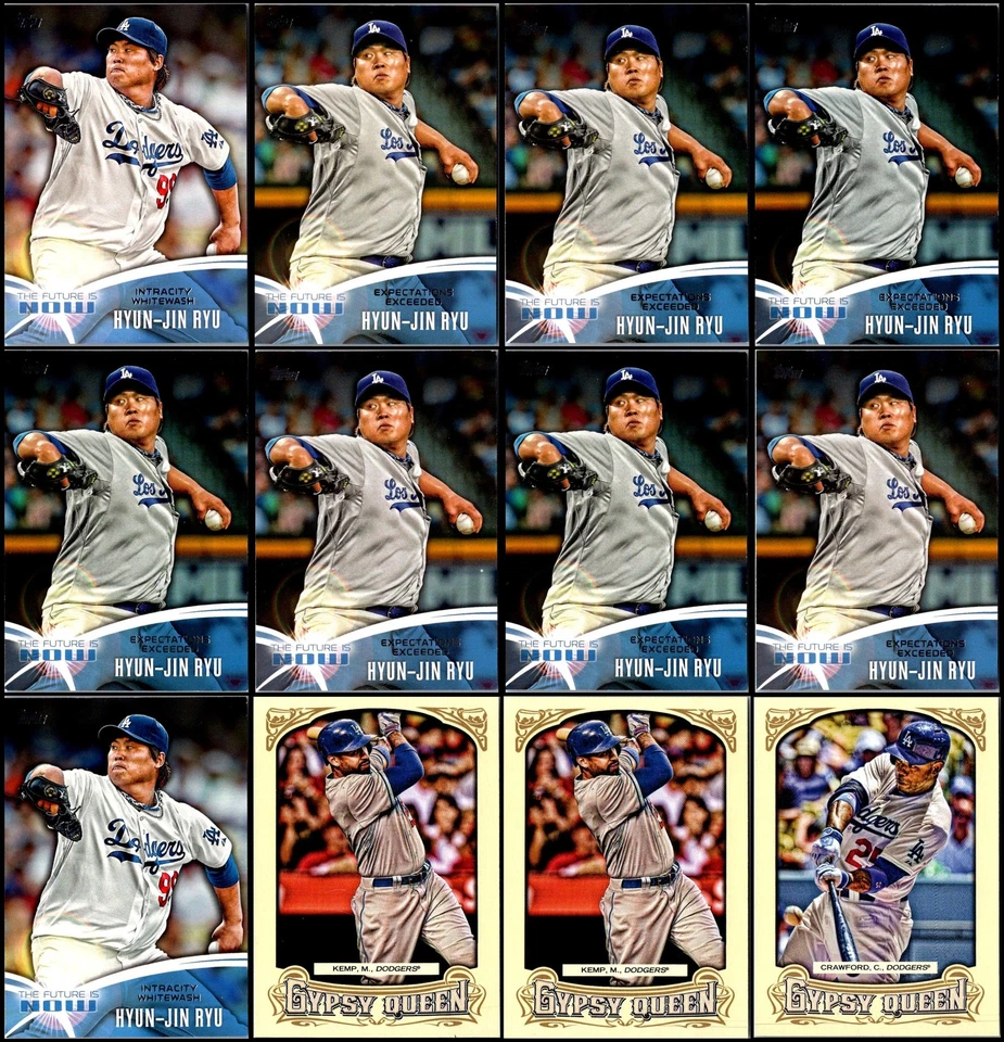 2014 Лос-Анджелес Dodgers (61) карта лот - идти, идти... почти ушел! НЕ ЖДИТЕ! - Изображение 2 из 4