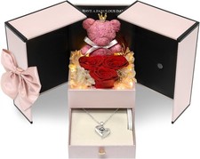 Childom Preserved Valentines Day Rose Gifts for Her,Birthday Gifts for Women,Mot
