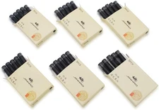 30pcs JINHAO Ink Cartridges Fountain Pen Refills for and Baoer Black 