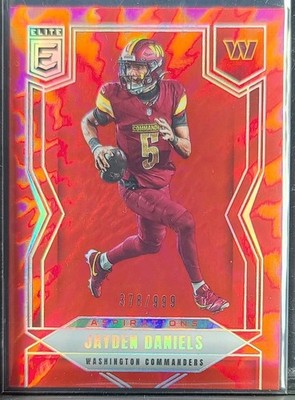 2025 Panini Donruss Elite - Jayden Daniels #1 Aspirations Shimmer /999