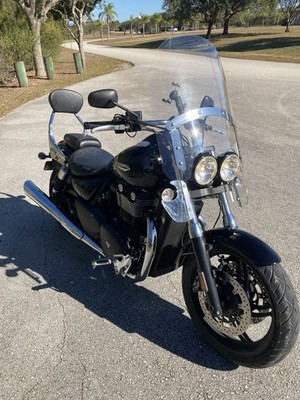 TRIUMPH Thunderbird Storm 1700 (11-16) 4mm 66cm Tall Wide Windscreen Windshield